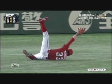 菊池の守備2016①