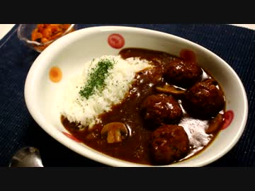 ミートボール・チーズカレー♪ 　【コメ大統領　第5弾】