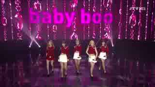 【k-pop】Baby Boo - Right Now  Inkigayo 170101