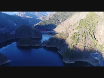 2017年元日 初日の出後 ドローンで奥多摩湖空撮  Part.1 HD