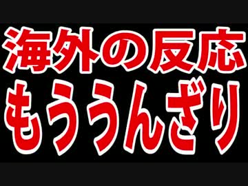 【海外の反応】うんざりする【真実】