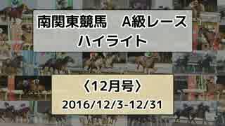 南関東競馬A級レースハイライト【2016年12月号】