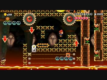 マリオメーカー クリア率0%(0/34249)超鬼畜330秒トライアスロンコースに挑戦