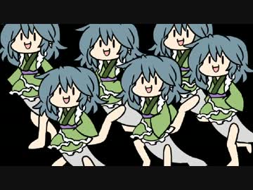 【東方】わかさぎ姫が走るだけ【手書き】