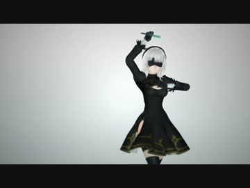 【MMD】2Bっぽいコスプレさんのトキヲ・ファンカ