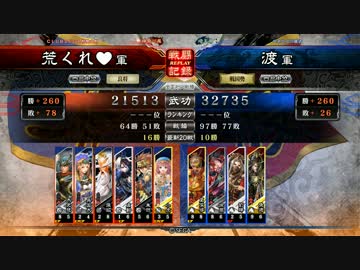 三国志大戦4　【荒くれ】流星の儀式【part2】