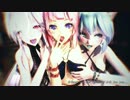 【MMD】Tda式改変ハルミナで虎視眈々/Haku,Luka,Miku【紳士向け】