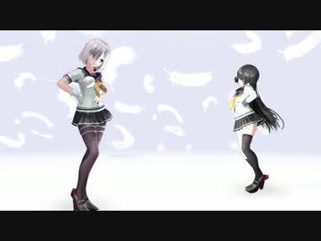【MMD艦これ】浜風・磯風で「過食性：アイドル症候群」固定カメラ