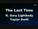 The Last Time ft. Gary Lightbody - Taylor Swift Karaoke【With Guide Melody】