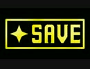 SAVEを虹色に光らせただけのもの