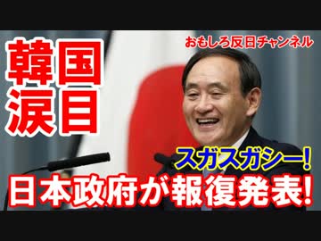 【韓国が震えた】 日本政府が報復発表！スガスガシイとはこのことだ！