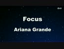 Focus - Ariana Grande Karaoke【With Guide Melody】