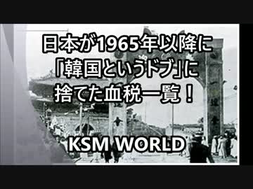 【KSM】日本が1965年以降に「韓国というドブ」に捨てた血税一覧！