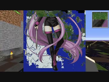 【Minecraft】世界一でっかい地上絵作るよ！Part24