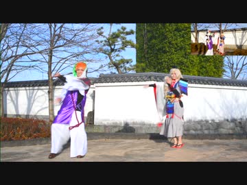 【義経主従】恋ダンス弾いて吹いて踊ってみた【篠笛と三味線】フルver.