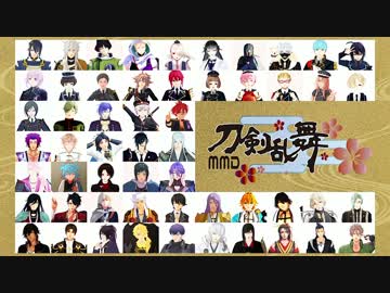 【MMD刀剣乱舞】My Favorite Vocaloid Song Medley改【収録風企画】