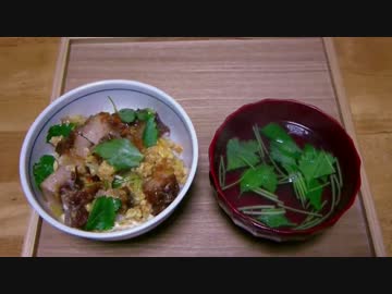 【手抜きランチ】からあげ親子丼