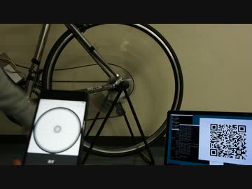 自転車のスポークに絵を描く！