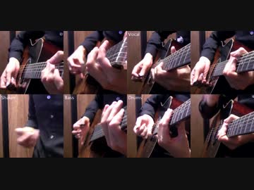 【一人八役】「シャルル」アコギとかで弾いてみた