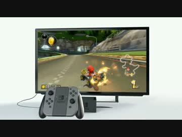 TVモード。本体をドックへセットしテレビモニターでプレイする