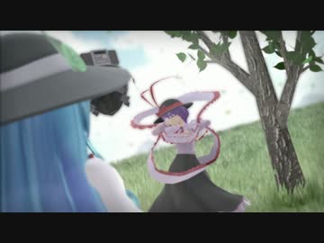 【東方MMD】衣玖さんの踊りの稽古