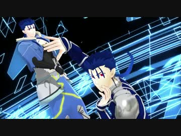 【Fate/MMD】ランサーとキャスターでロゼッタ