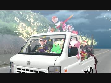 【MMD】とっくに過ぎてるけど気にしないメリクリ！！【MMD戦国BASARA】