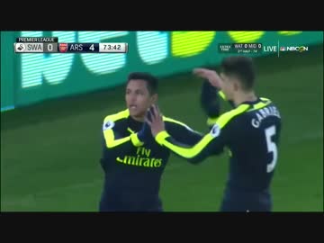 【EPL第21節】アーセナルvsスウォンジー・シティ ハイライト