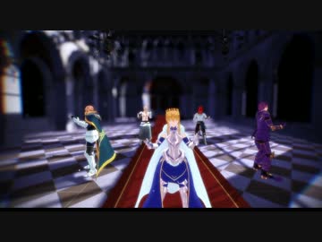 【MMD】円卓でエデン【トリ・ベディ・ランスモデル配布】