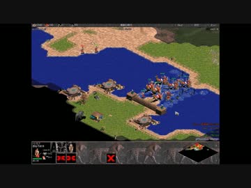 【ROR】2VS3　前半戦【Ageofempires】原始弓防衛編