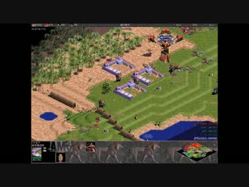 【ROR】2VS3　後半戦【Ageofempires】原始弓防衛編