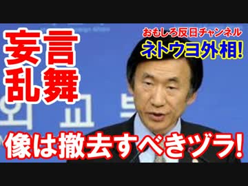 【韓国外相が妄言乱舞】 像は撤去すべきヅラ！外相がネトウヨ化ヅラ！