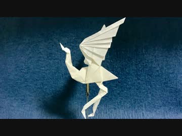 ちょっと本気で折り鶴を折ってみたったwww