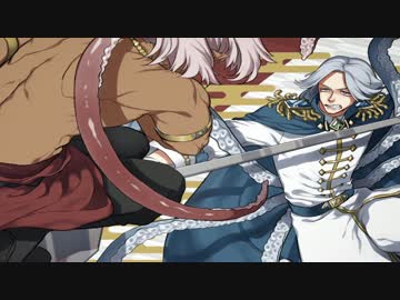 【オリジナル】タコVSイカ描いてみた