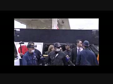 沖縄　辺野古ゲート前の攻防③民族派右翼VSボンクラ左翼