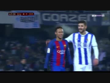 鬼門で3連勝か？ ≪16-17コパ・デル・レイ≫ [準々決勝・第1戦] ソシエダ vs バルセロナ