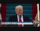 米 トランプ大統領 就任式・就任演説 We will be protected by God
