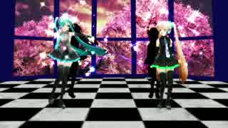 ＭＭＤ【初音ミク】「Bad Apple!!」ロシア語版を踊ってもらいました(^▽^)　