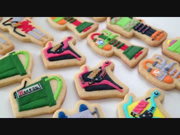 【Splatoon】ブキアイシングクッキー作ってみた(6/6)