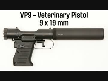 獣医用消音ピストル B&amp;T VP9