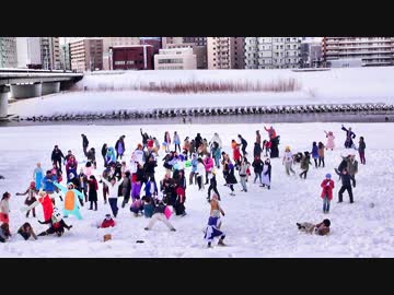 【雪崩注意】チルノのパーフェクトさんすう教室踊ってみたオフ2017全壊Ver