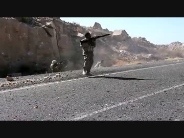 【イエメン】MG3を乱射する猛者が現る