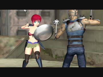 ビキニアーマー戦士むち子【MMDオリキャラ】