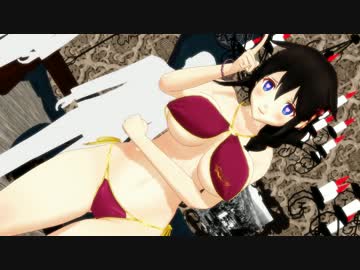 【艦これ】水着の時雨と夕立でGirls【MMD】