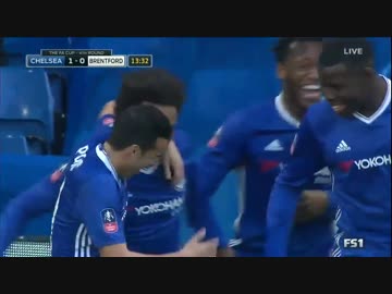 テリー先発 ≪16-17FAカップ4回戦≫ チェルシー vs ブレントフォード（2部）