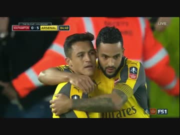 主力を温存 ≪16-17FAカップ4回戦≫ サウサンプトン vs アーセナル