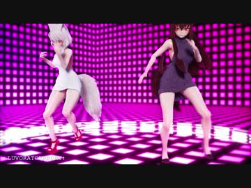 【MMD】　もみじ　影狼　例のセーターでLUVORATORRRRRY!