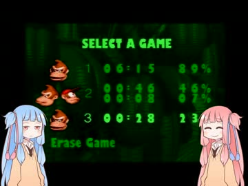 【VOICEROID実況】疲れた葵のドンキーコング