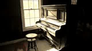 寂しさに柔らかな陽が射す神社.Pf.solo