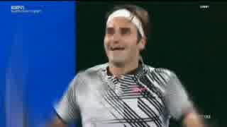 【AO 2017決勝】フェデラー対ナダル　最終セット　全ポイント